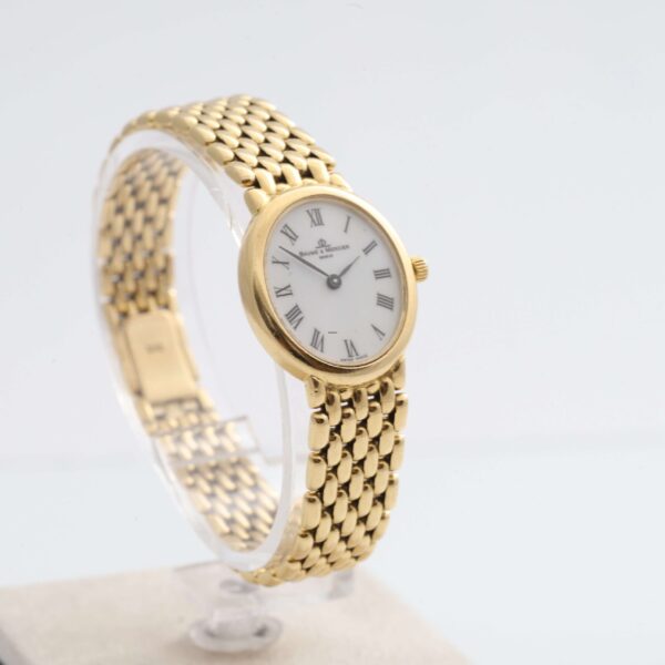 Baume & Mercier 18k Full Yellow Gold Quartz Box & Papers