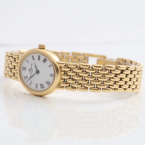 Baume & Mercier 18k Full Yellow Gold Quartz Box & Papers