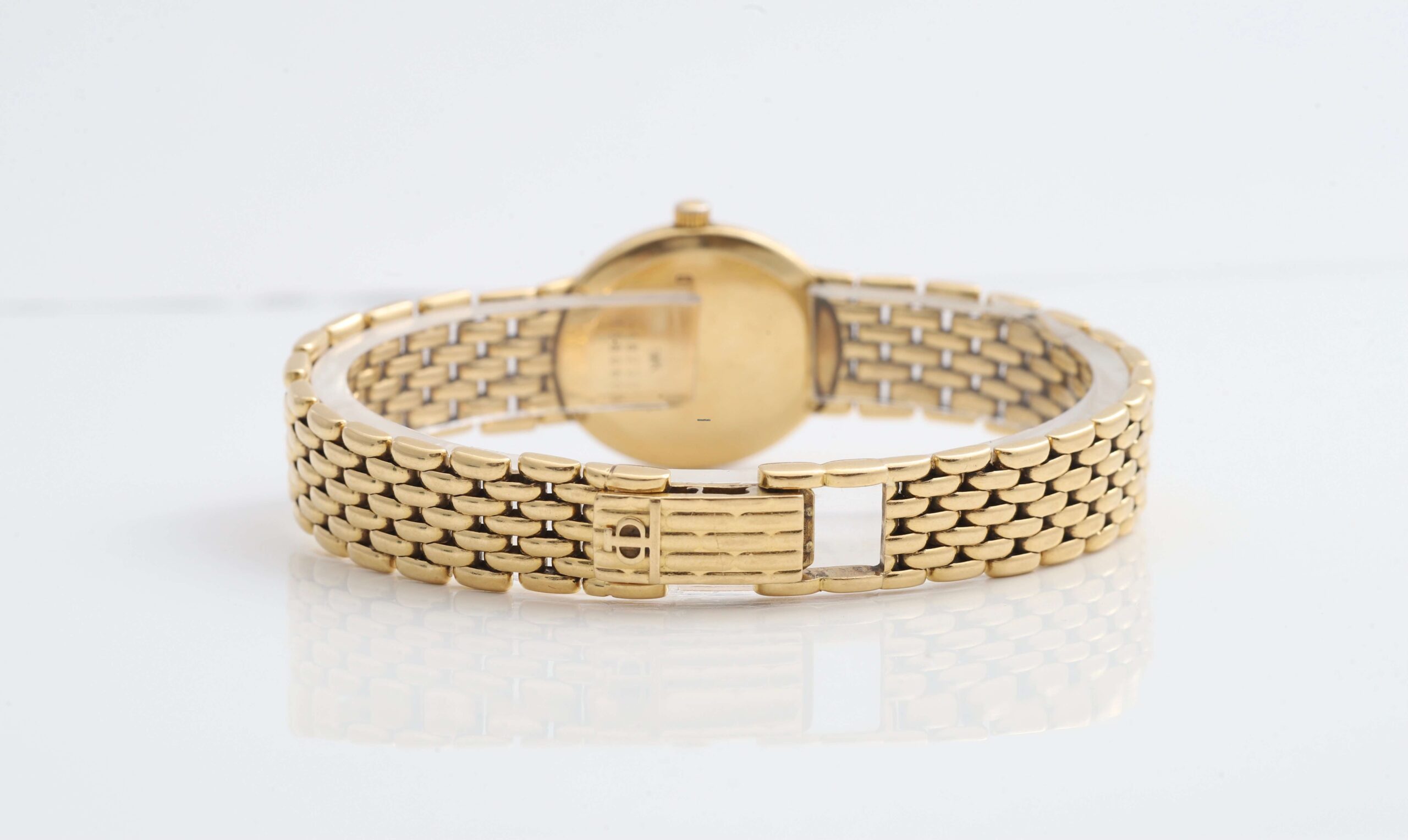 Baume & Mercier 18k Full Yellow Gold Quartz Box & Papers