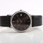 Longines Black Automatic Presence 38.5mm Box Papers Unworn