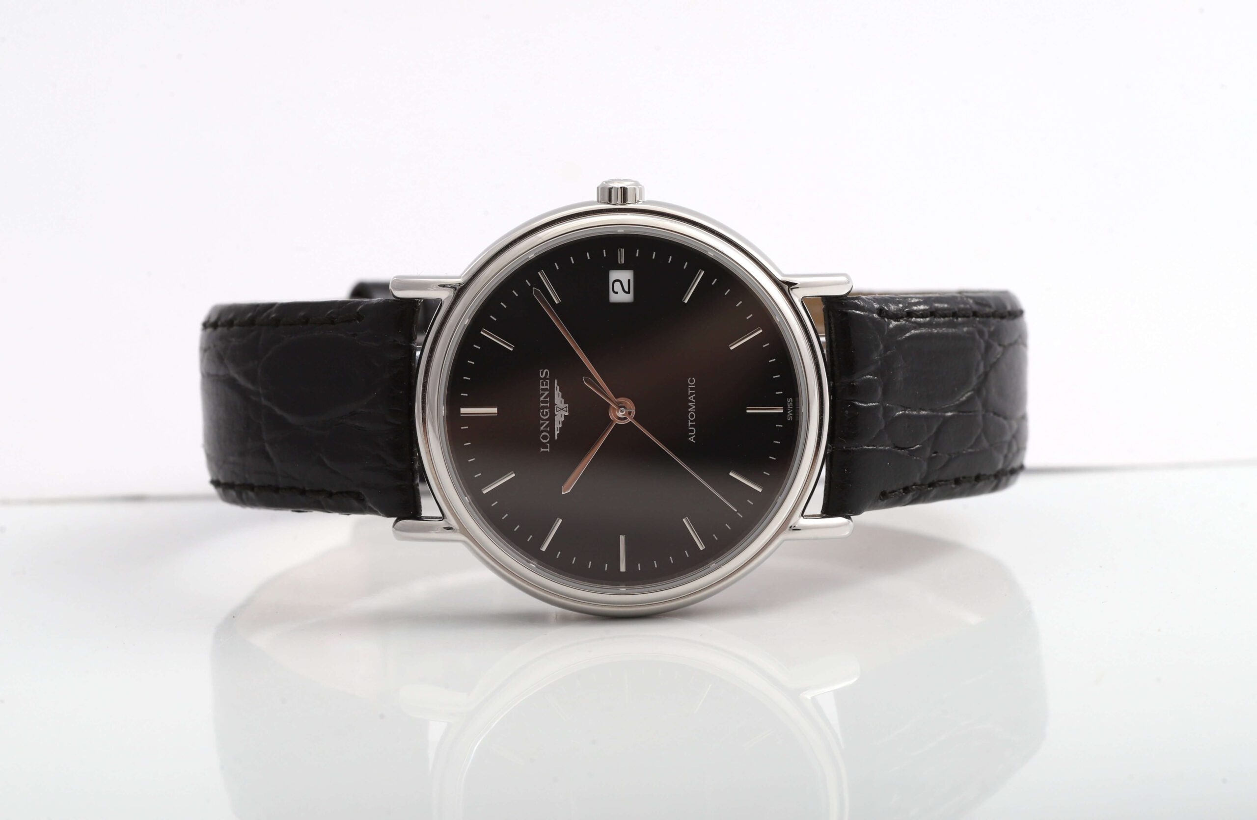 Longines Black Automatic Presence 38.5mm Box Papers Unworn Longines Black Automatic Presence 38.5mm Box Papers Unworn