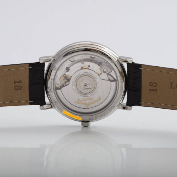 Longines Black Automatic Presence 38.5mm Box Papers Unworn
