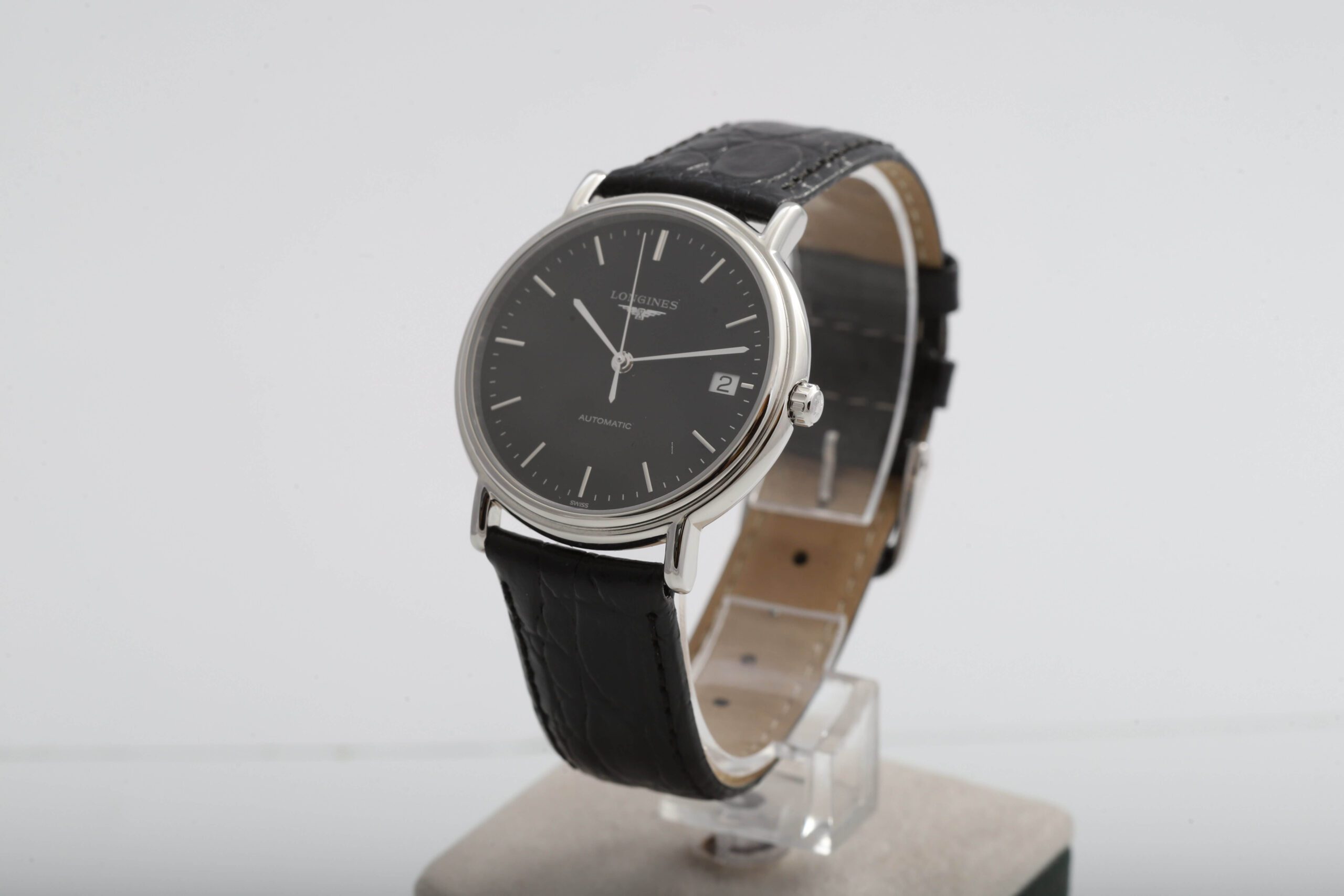 Longines Black Automatic Presence 38.5mm Box Papers Unworn Longines Black Automatic Presence 38.5mm Box Papers Unworn