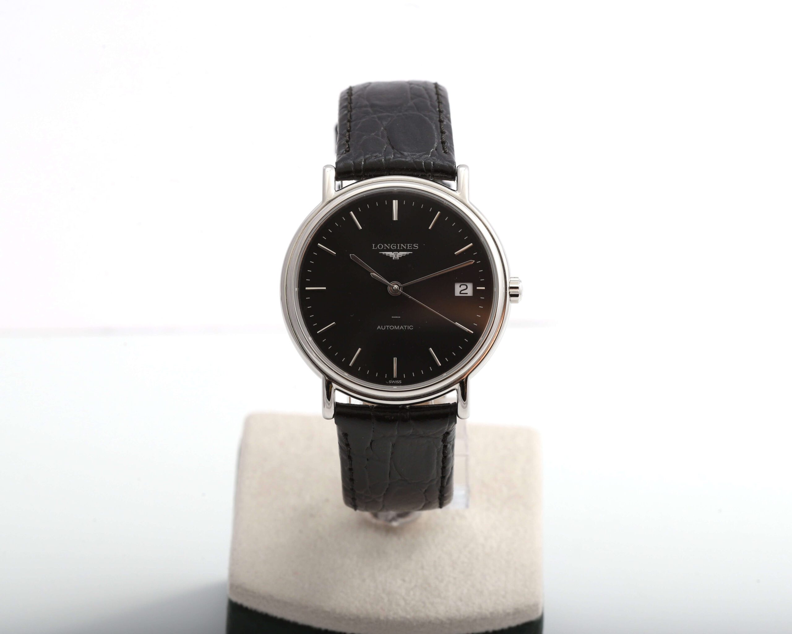 Longines Black Automatic Presence 38.5mm Box Papers Unworn Longines Black Automatic Presence 38.5mm Box Papers Unworn