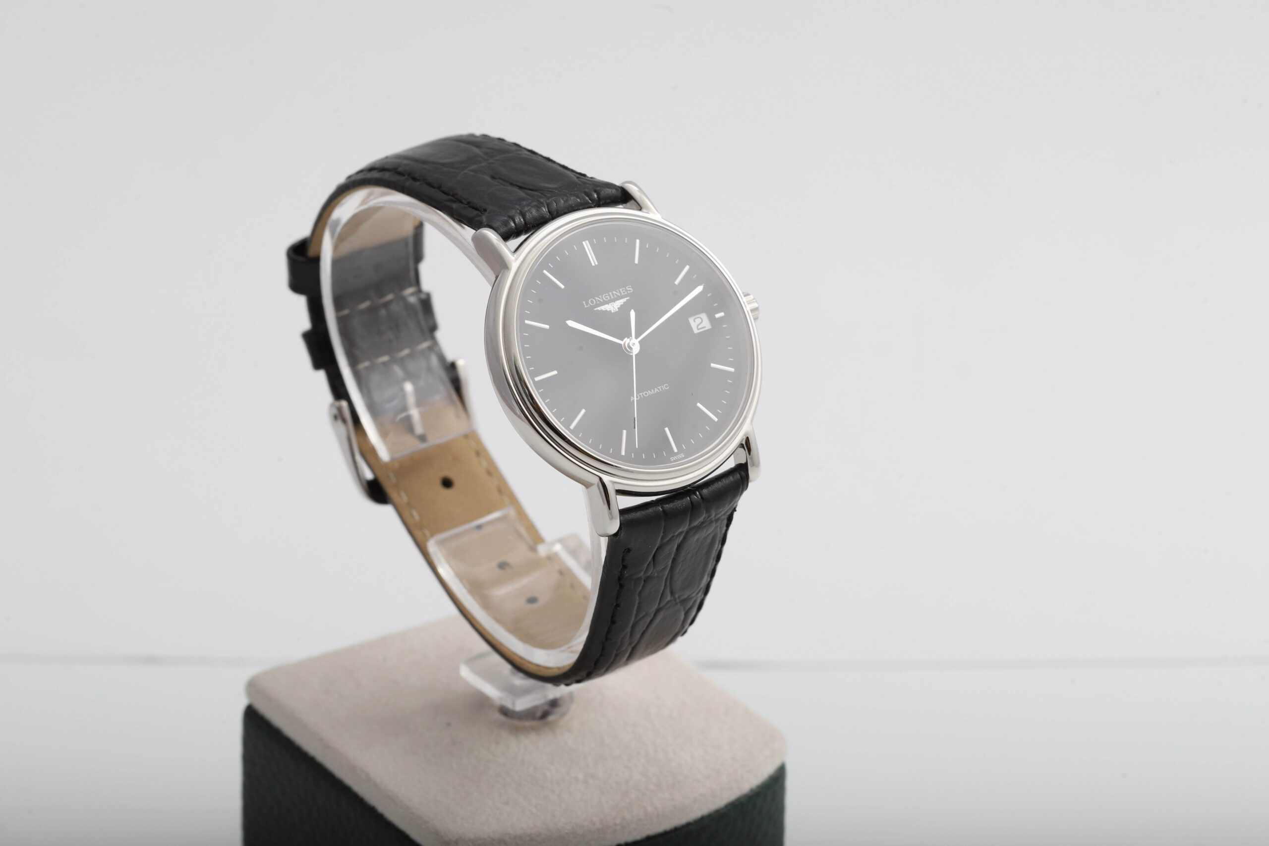 Longines Black Automatic Presence 38.5mm Box Papers Unworn Longines Black Automatic Presence 38.5mm Box Papers Unworn