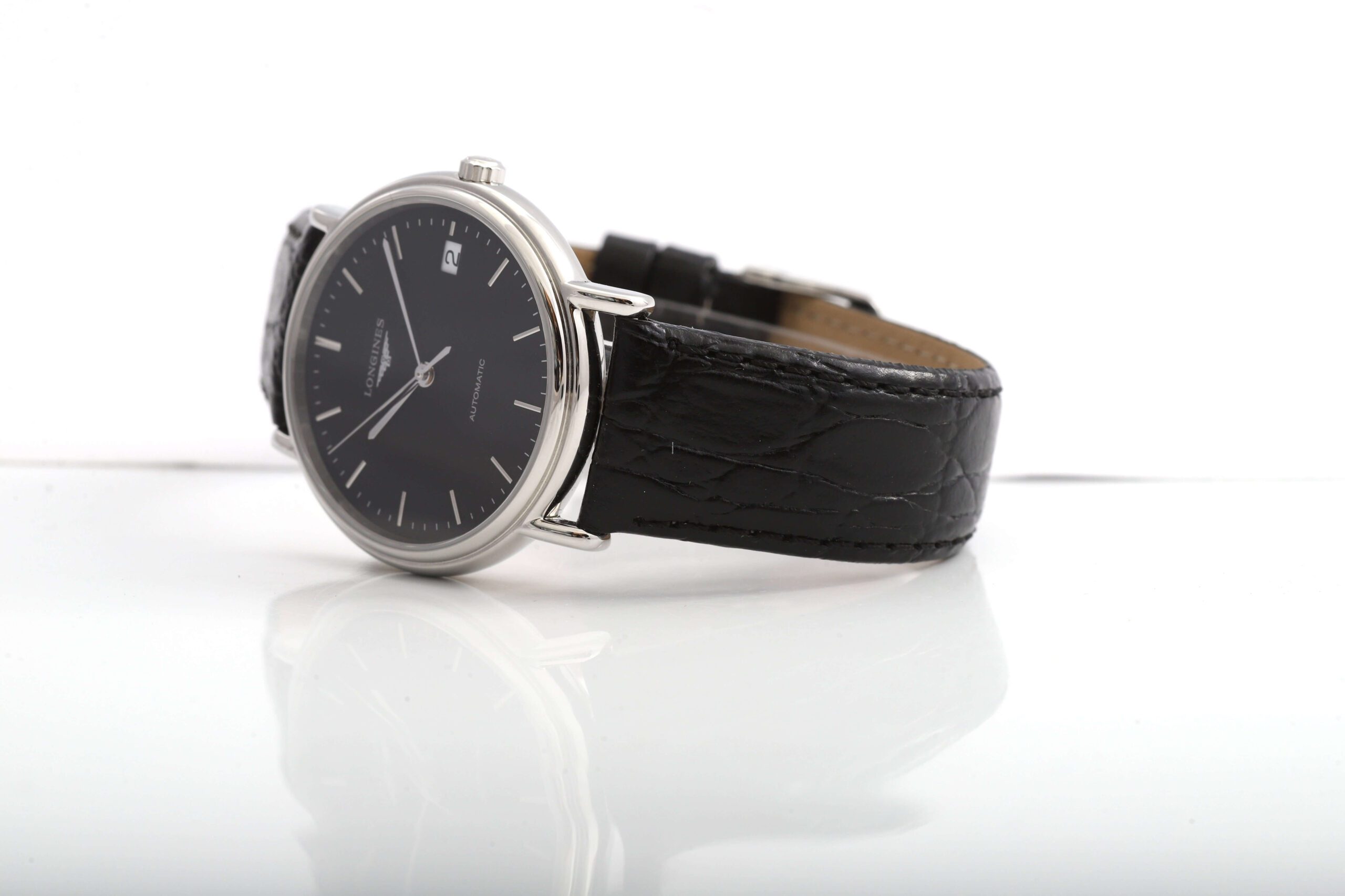 Longines Black Automatic Presence 38.5mm Box Papers Unworn Longines Black Automatic Presence 38.5mm Box Papers Unworn