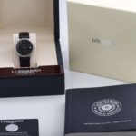 Longines Black Automatic Presence 38.5mm Box Papers Unworn