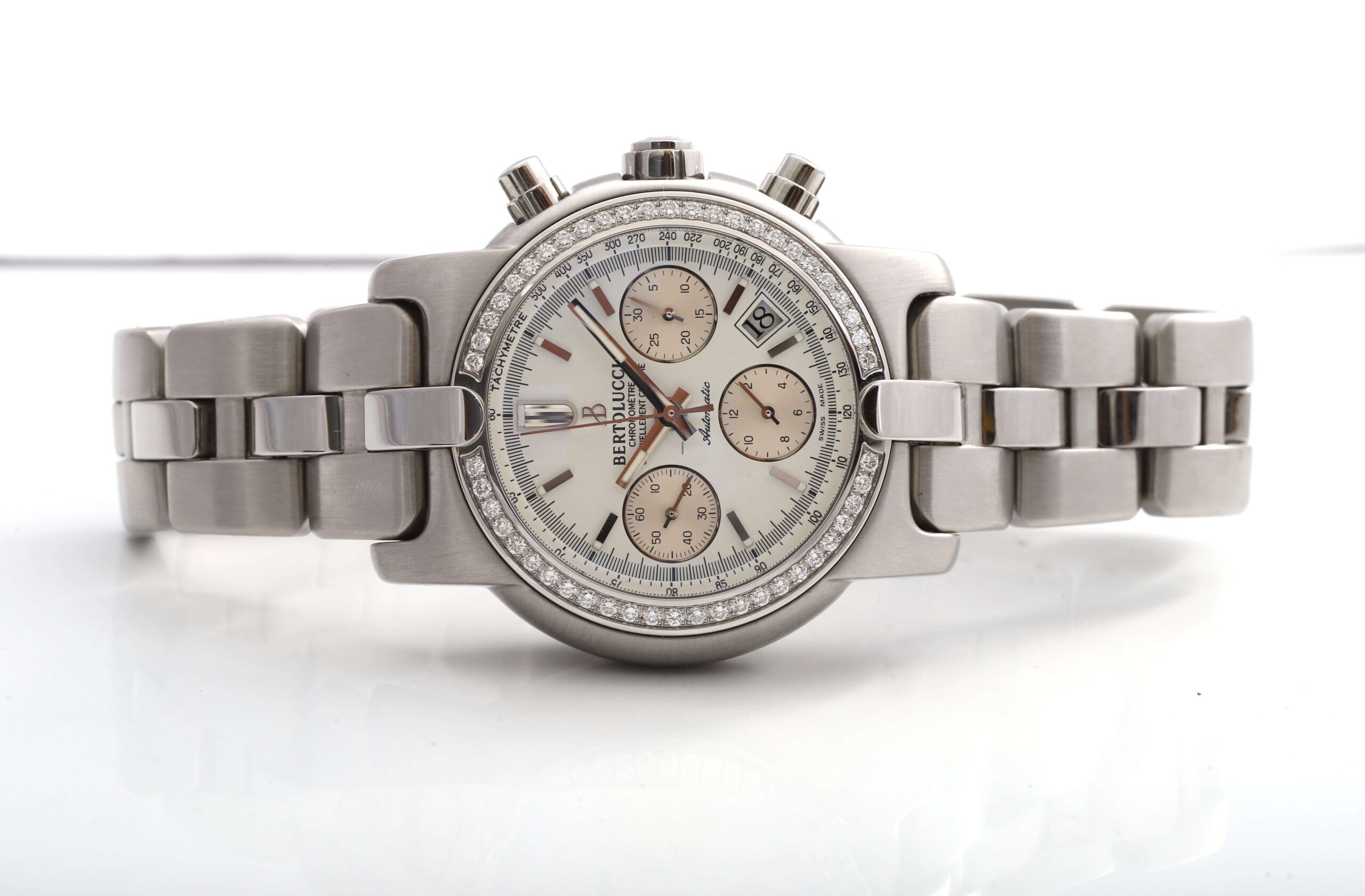 Bertolucci Uomo Automatic Chronograph Diamond 41mm Watch