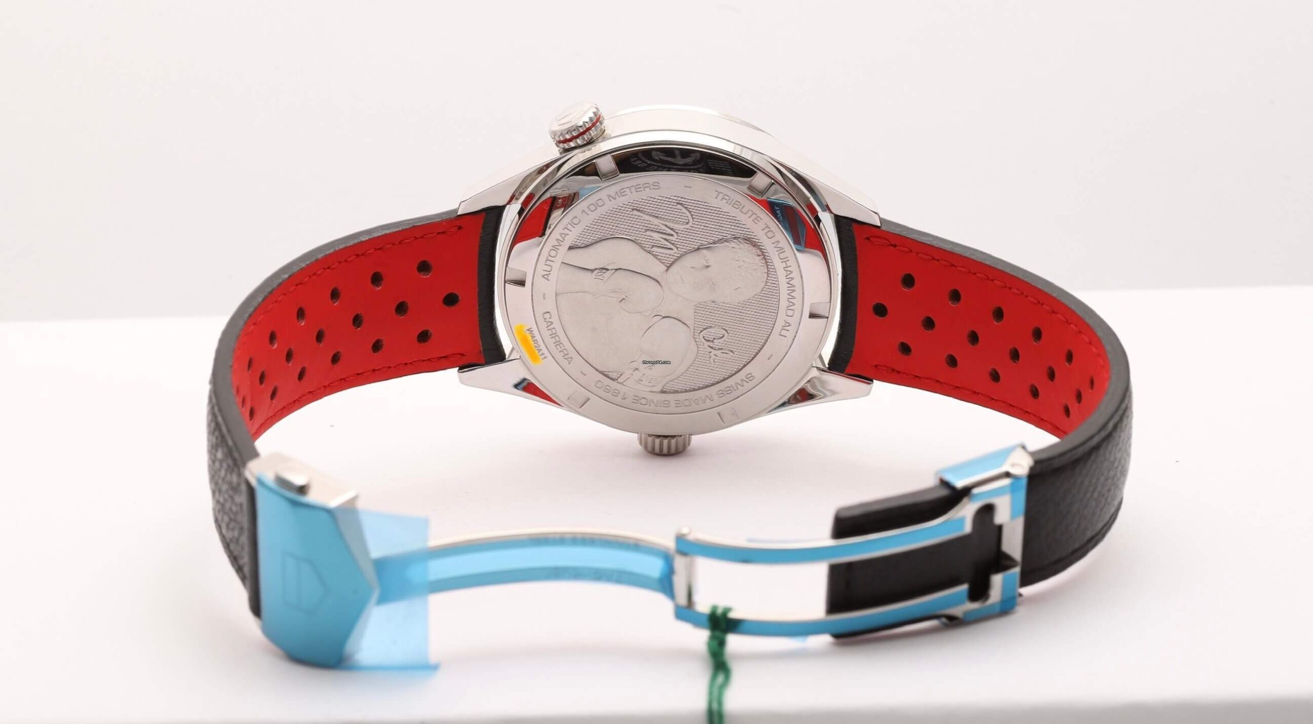 TAG Heuer Muhammad Ali Carrera Rare 43mm Automatic Unworn Box/Papers