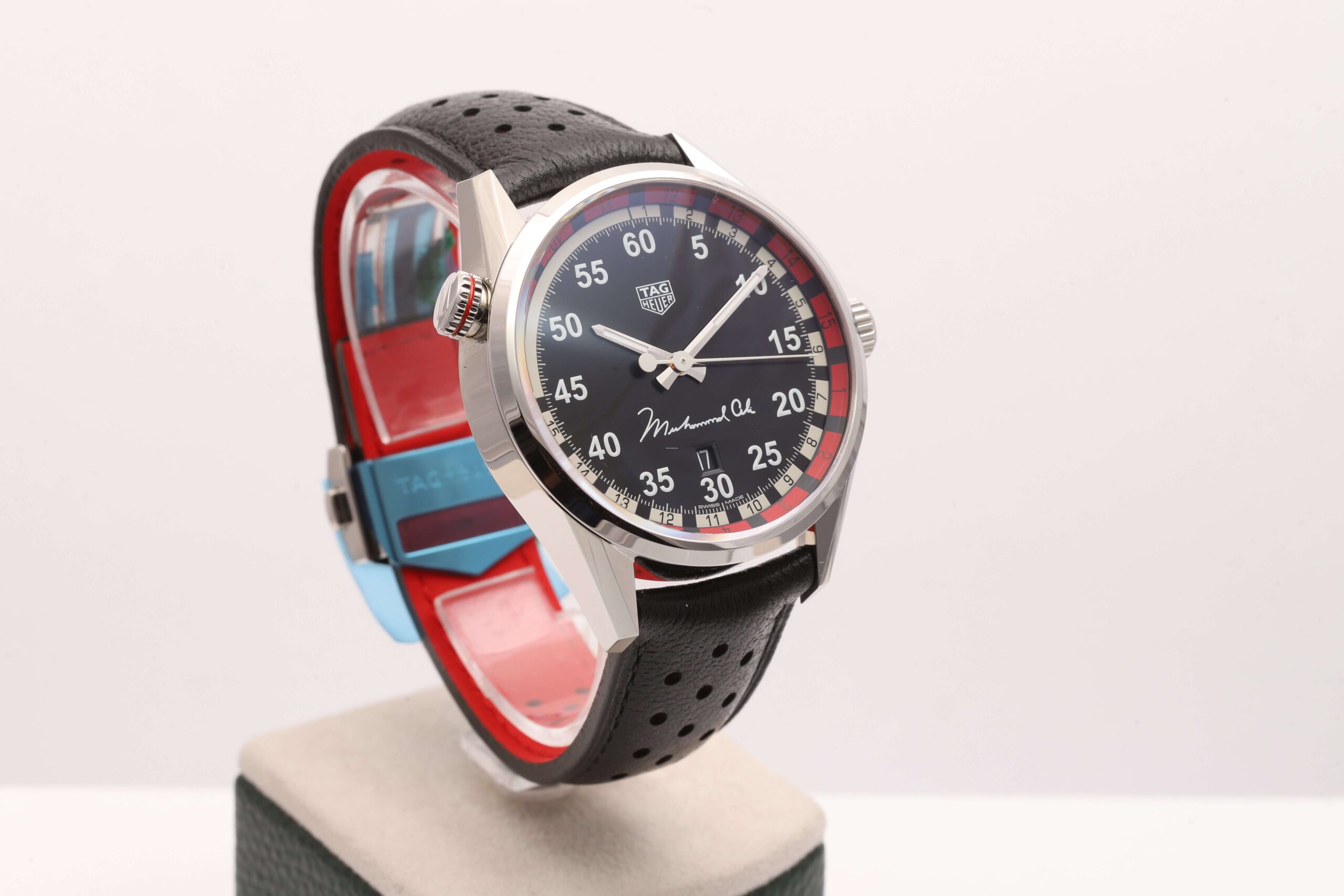 TAG Heuer Muhammad Ali Carrera Rare 43mm Automatic Unworn Box/Papers