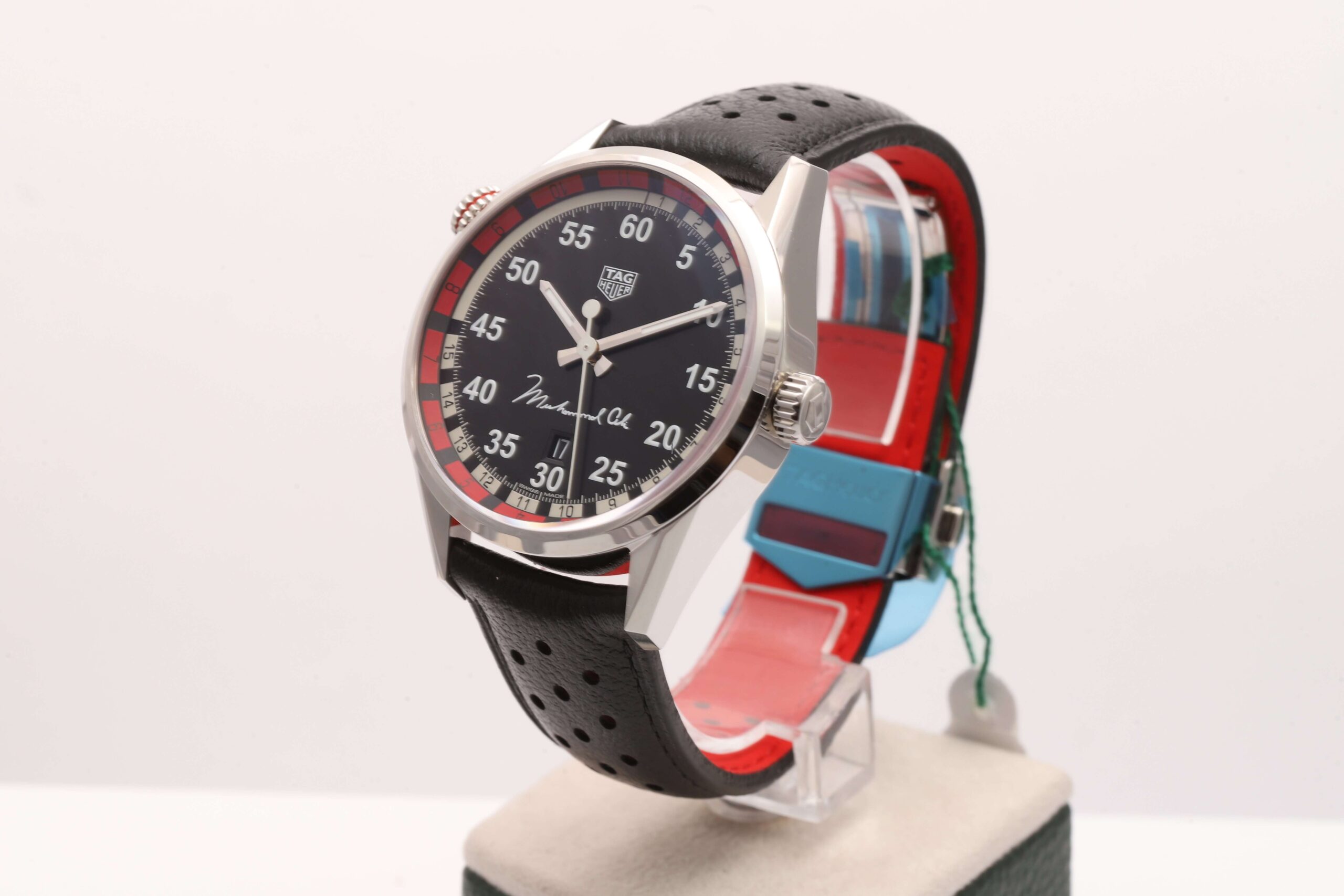 TAG Heuer Muhammad Ali Carrera Rare 43mm Automatic Unworn Box/Papers