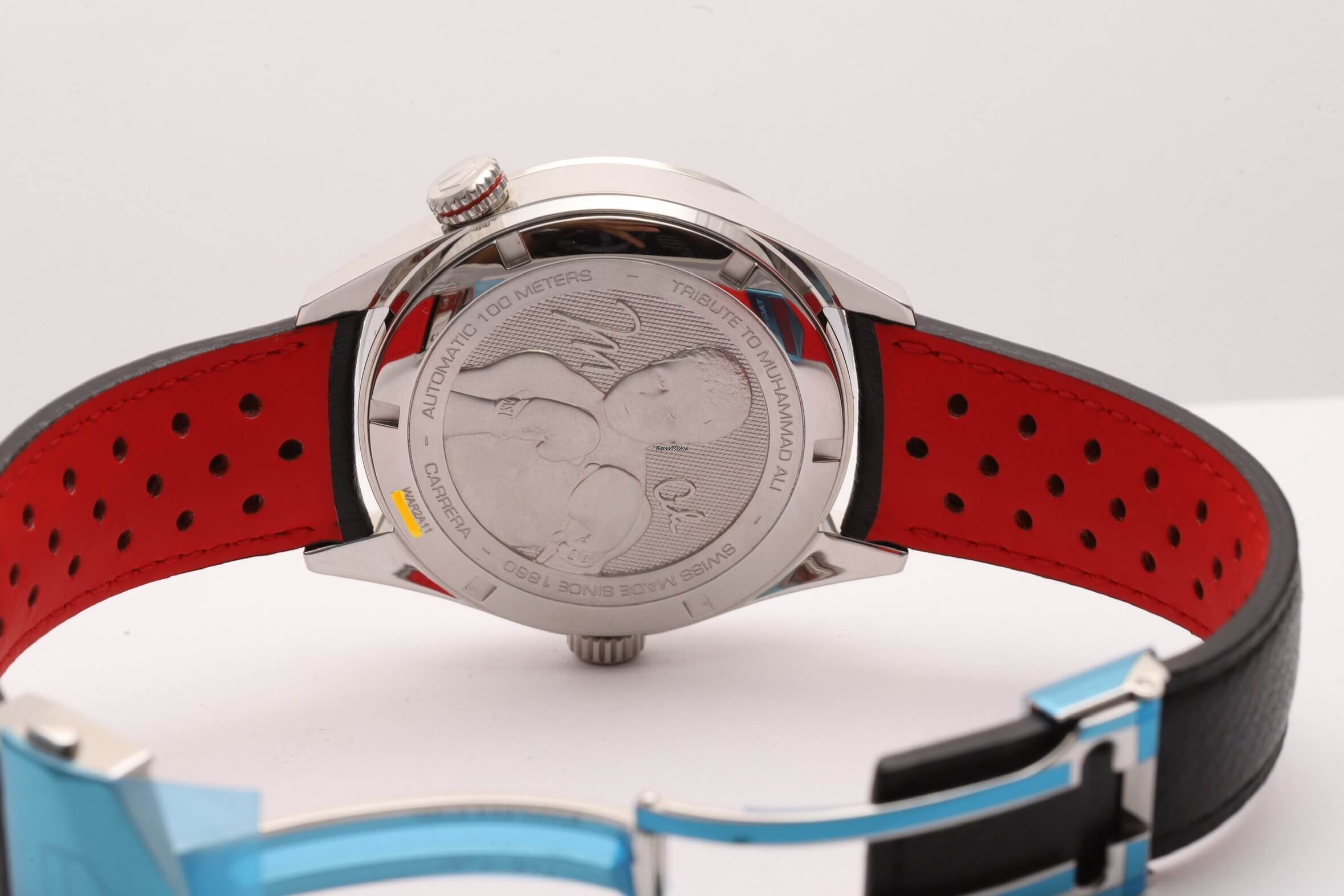 TAG Heuer Muhammad Ali Carrera Rare 43mm Automatic Unworn Box/Papers