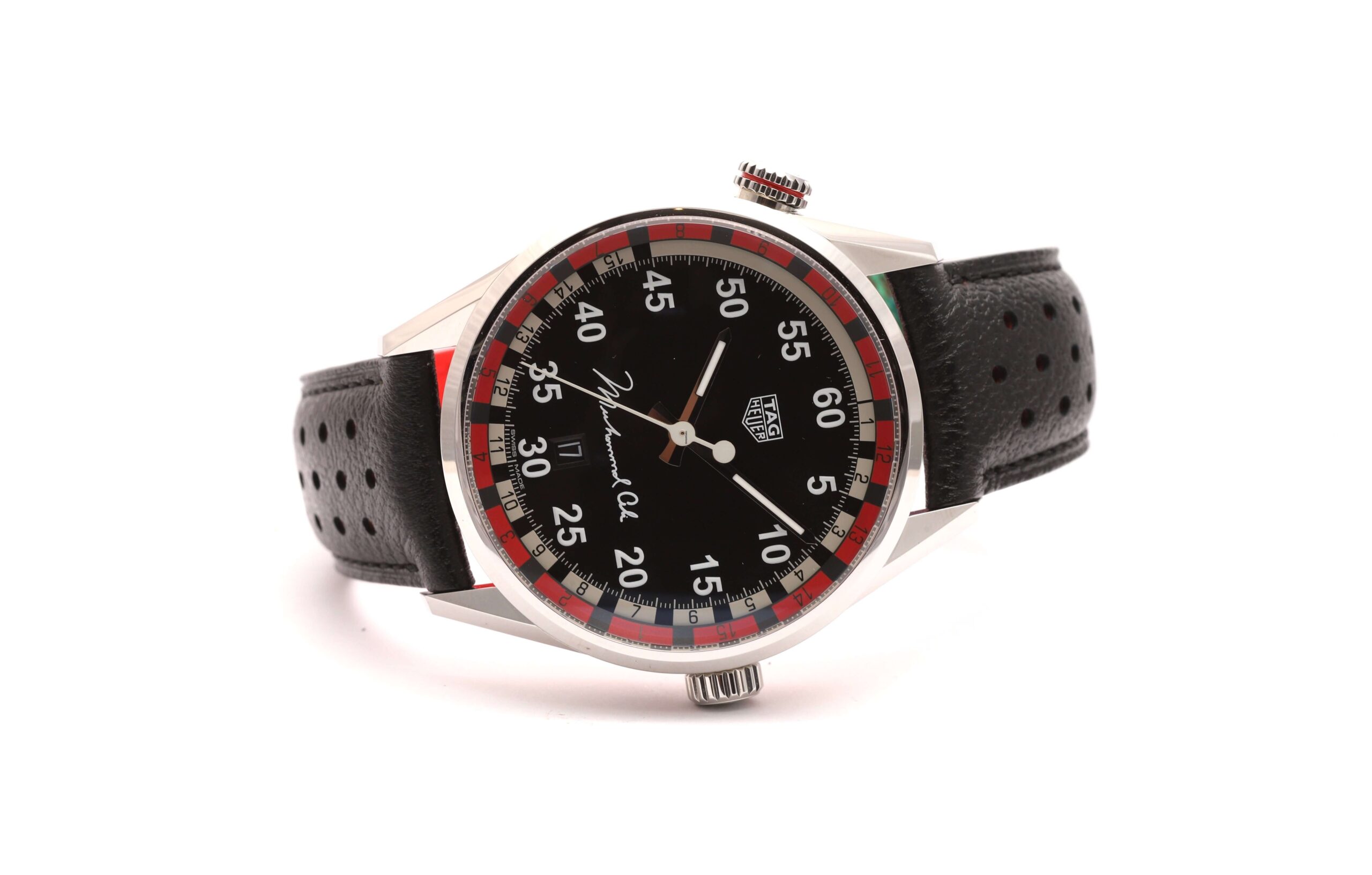 TAG Heuer Muhammad Ali Carrera Rare 43mm Automatic Unworn Box/Papers