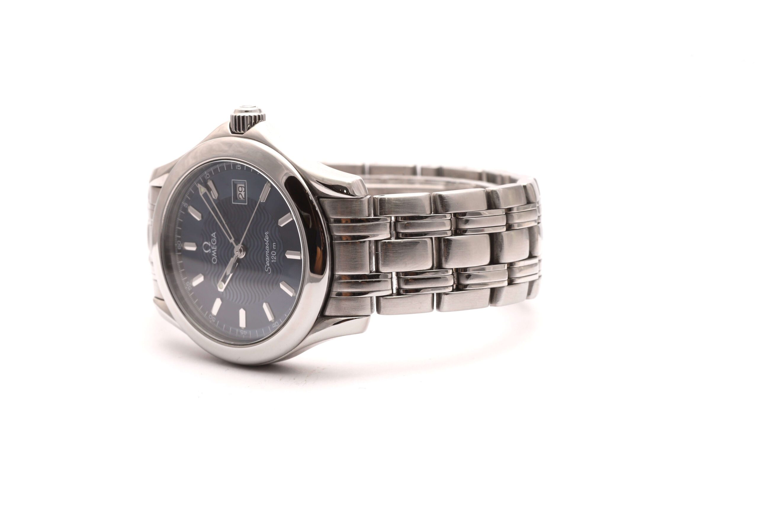 Omega Seamaster 120m Blue Wave Dial 36mm Watch