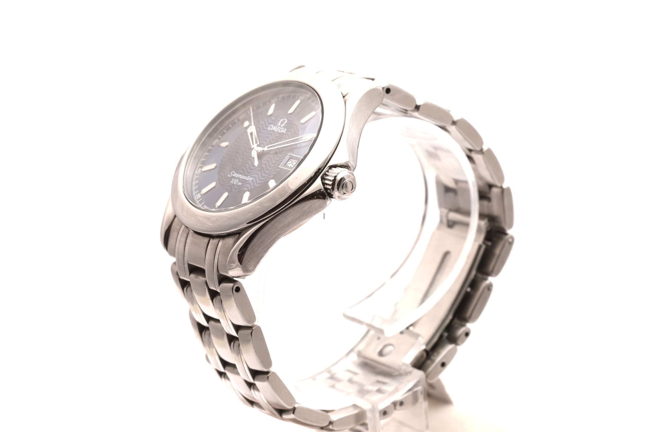 Omega Seamaster 120m Blue Wave Dial 36mm Watch