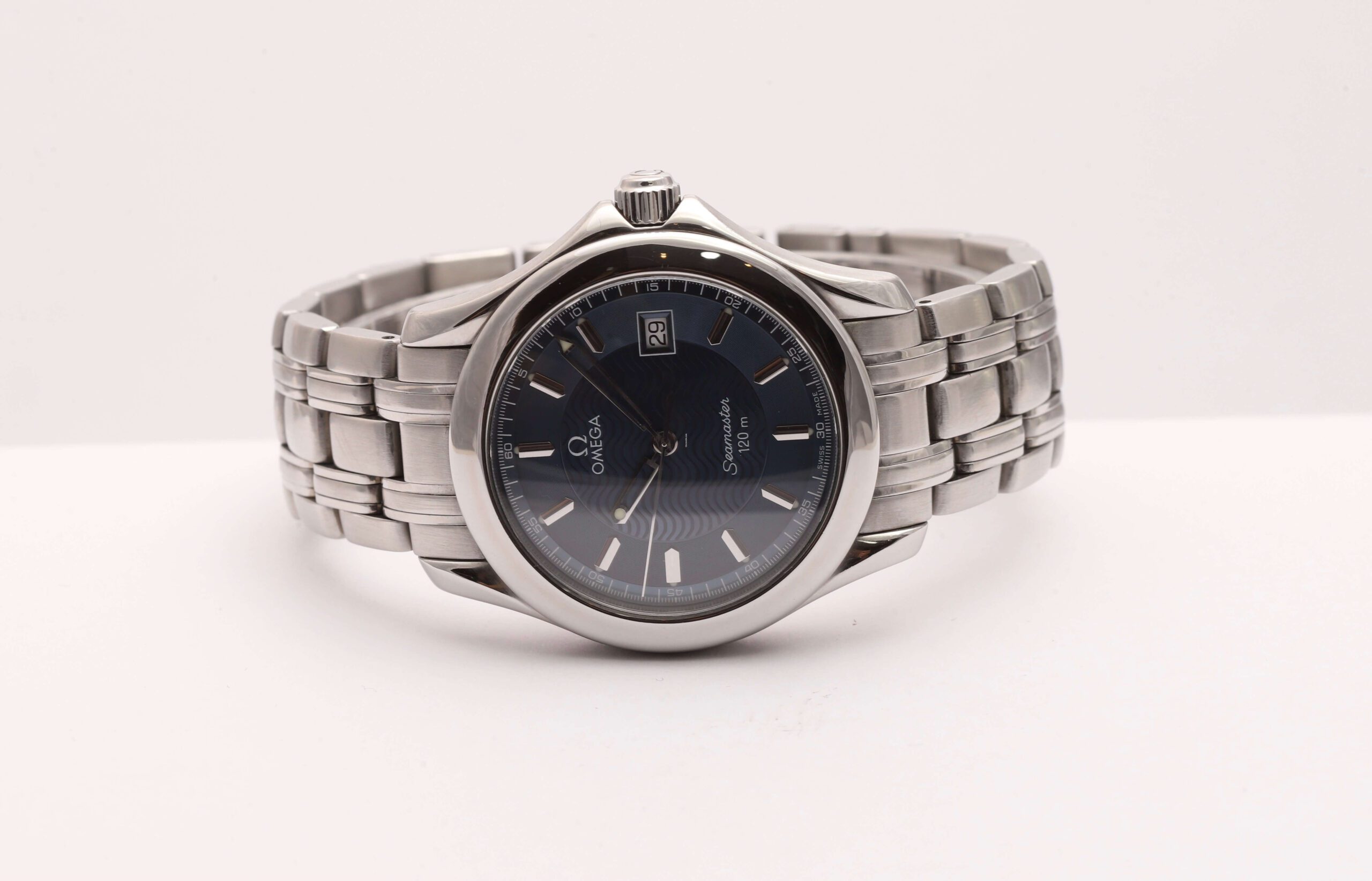 Omega Seamaster 120m Blue Wave Dial 36mm Watch