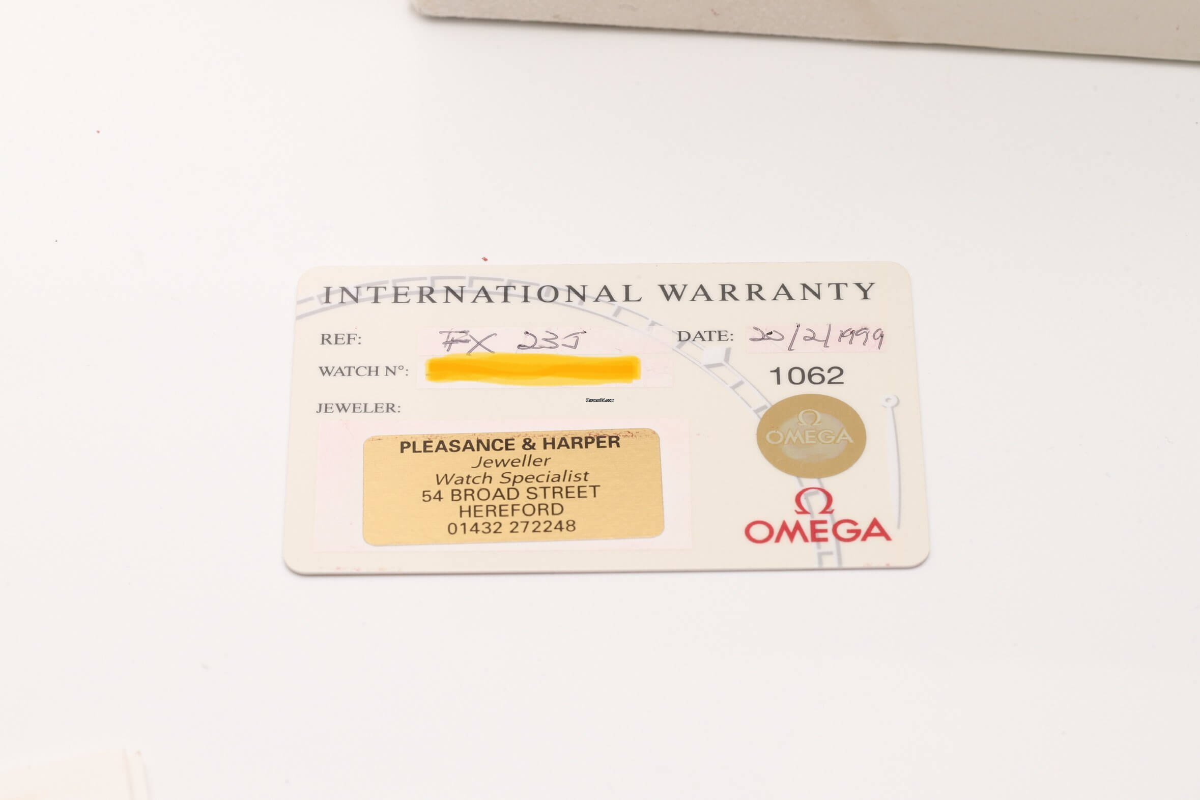 Omega Seamaster 120m Blue Wave Dial 36mm Watch