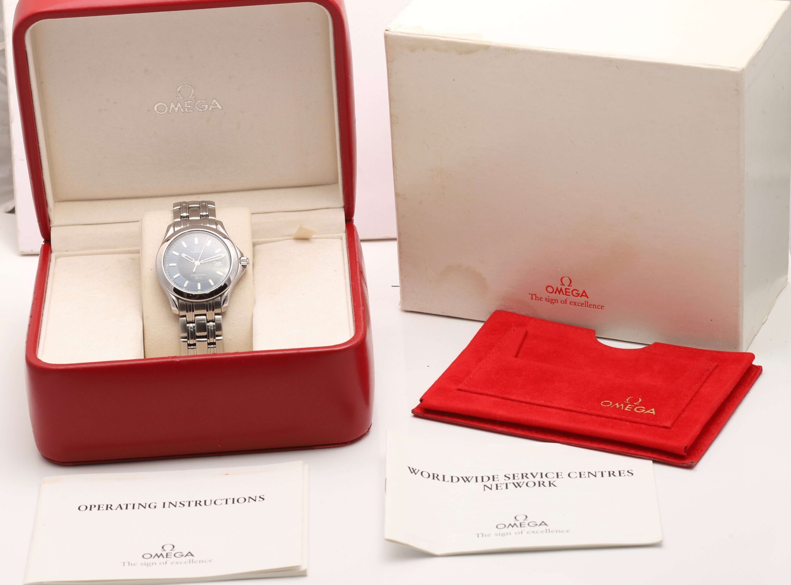 Omega Seamaster 120m Blue Wave Dial 36mm Watch