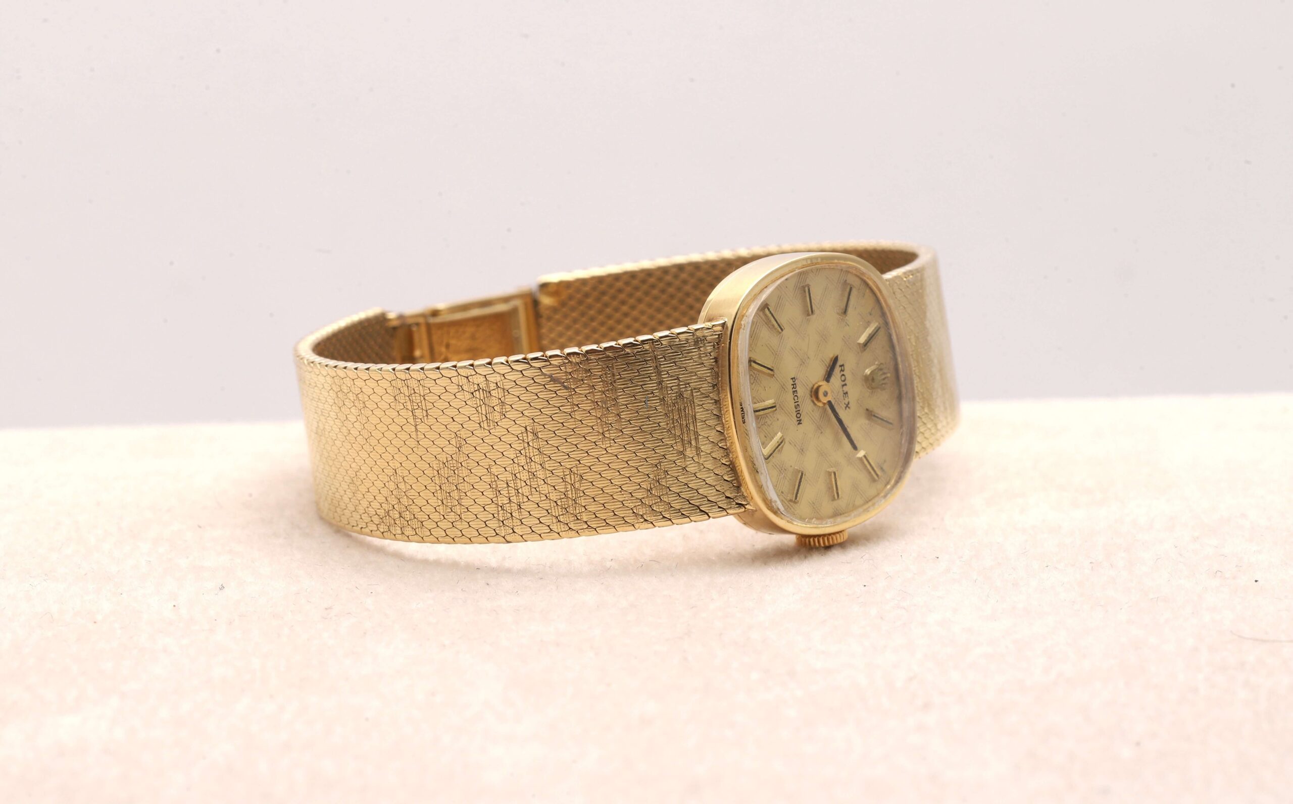 Rolex Precision 14ct Yellow Gold Manual Wind Women's Watch