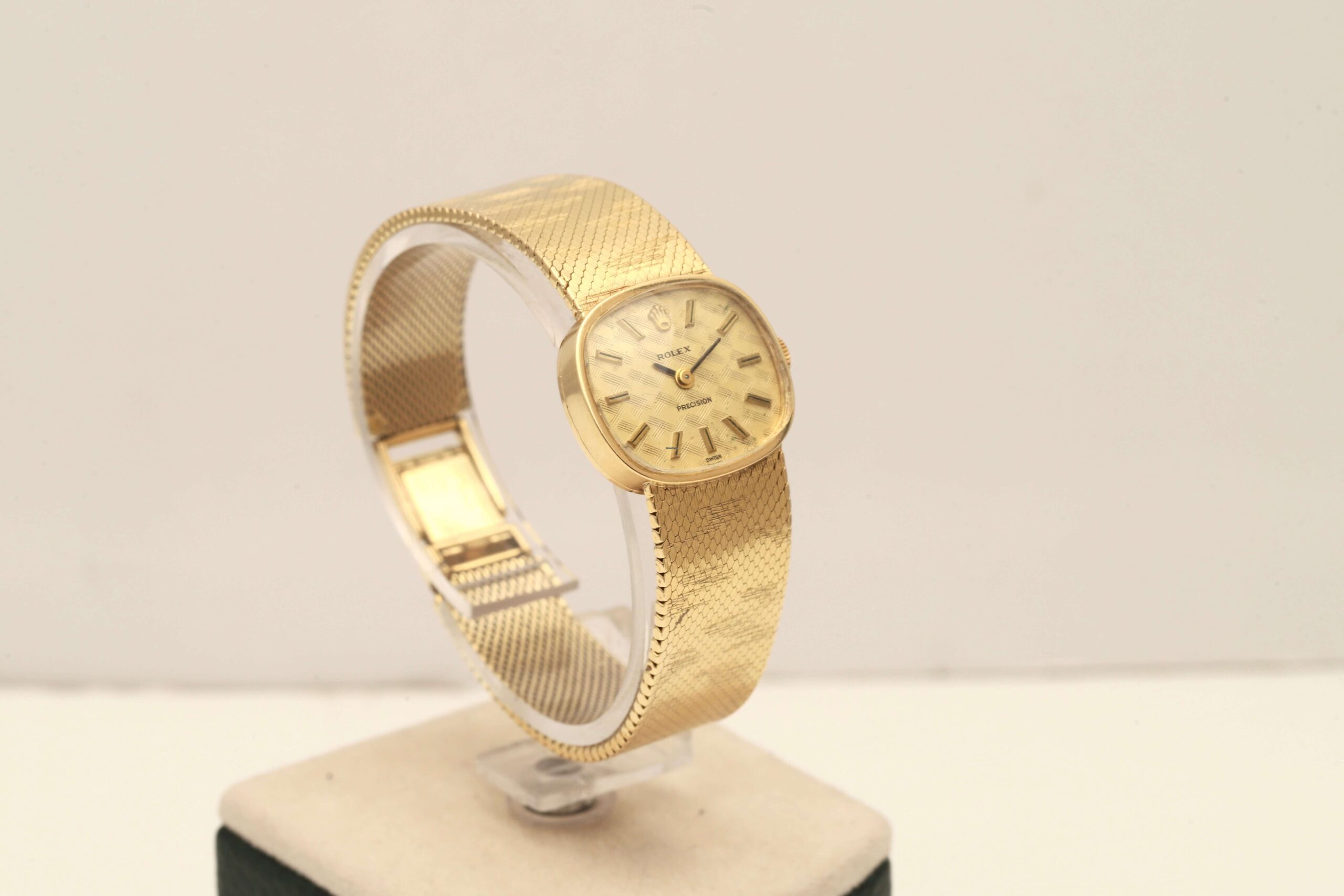 Rolex Precision 14ct Yellow Gold Manual Wind Women's Watch