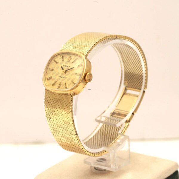 Rolex Precision 14ct Yellow Gold Manual Wind Women's Watch