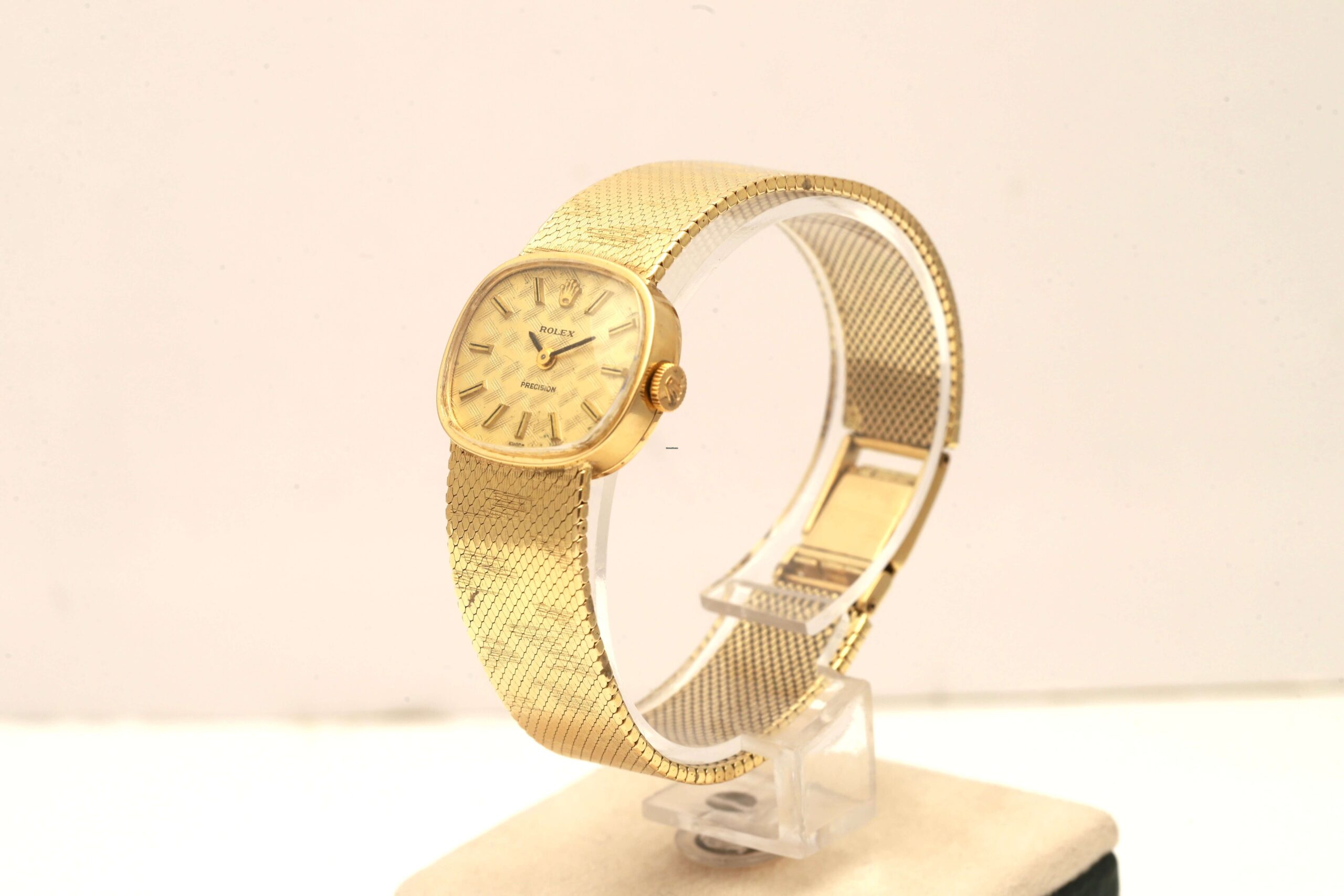 Rolex Precision 14ct Yellow Gold Manual Wind Women's Watch