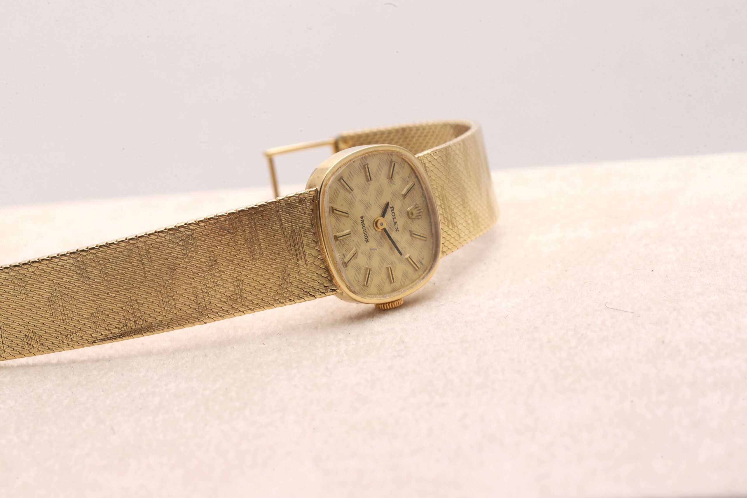Rolex Precision 14ct Yellow Gold Manual Wind Women's Watch