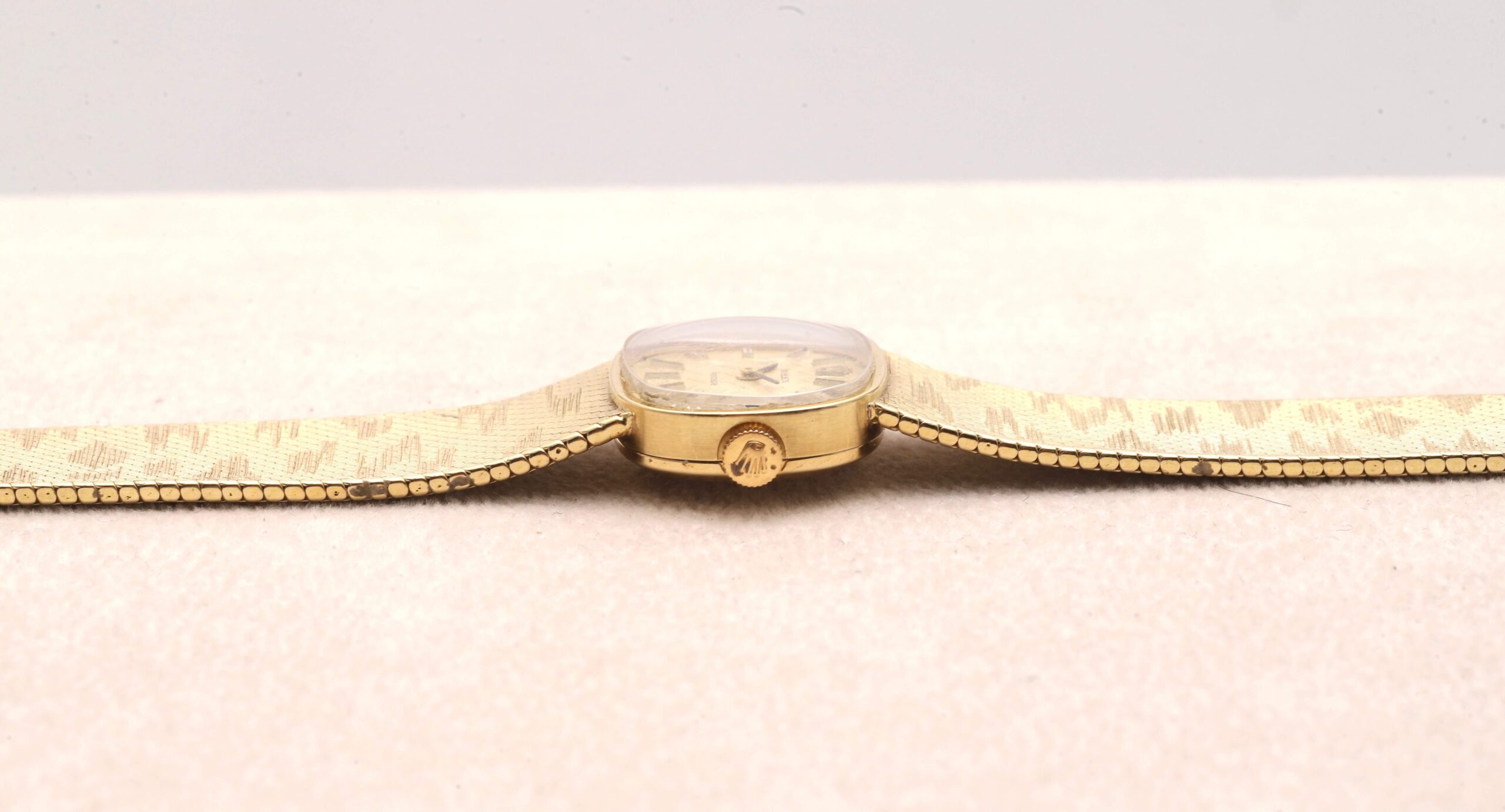 Rolex Precision 14ct Yellow Gold Manual Wind Women's Watch