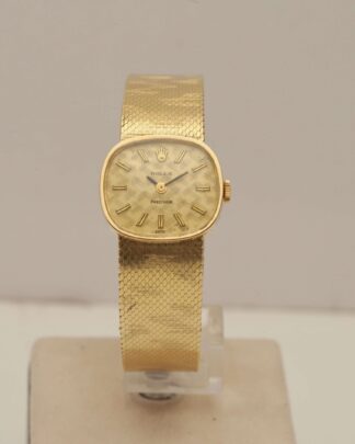Rolex Precision 14ct Yellow Gold Manual Wind Women's Watch