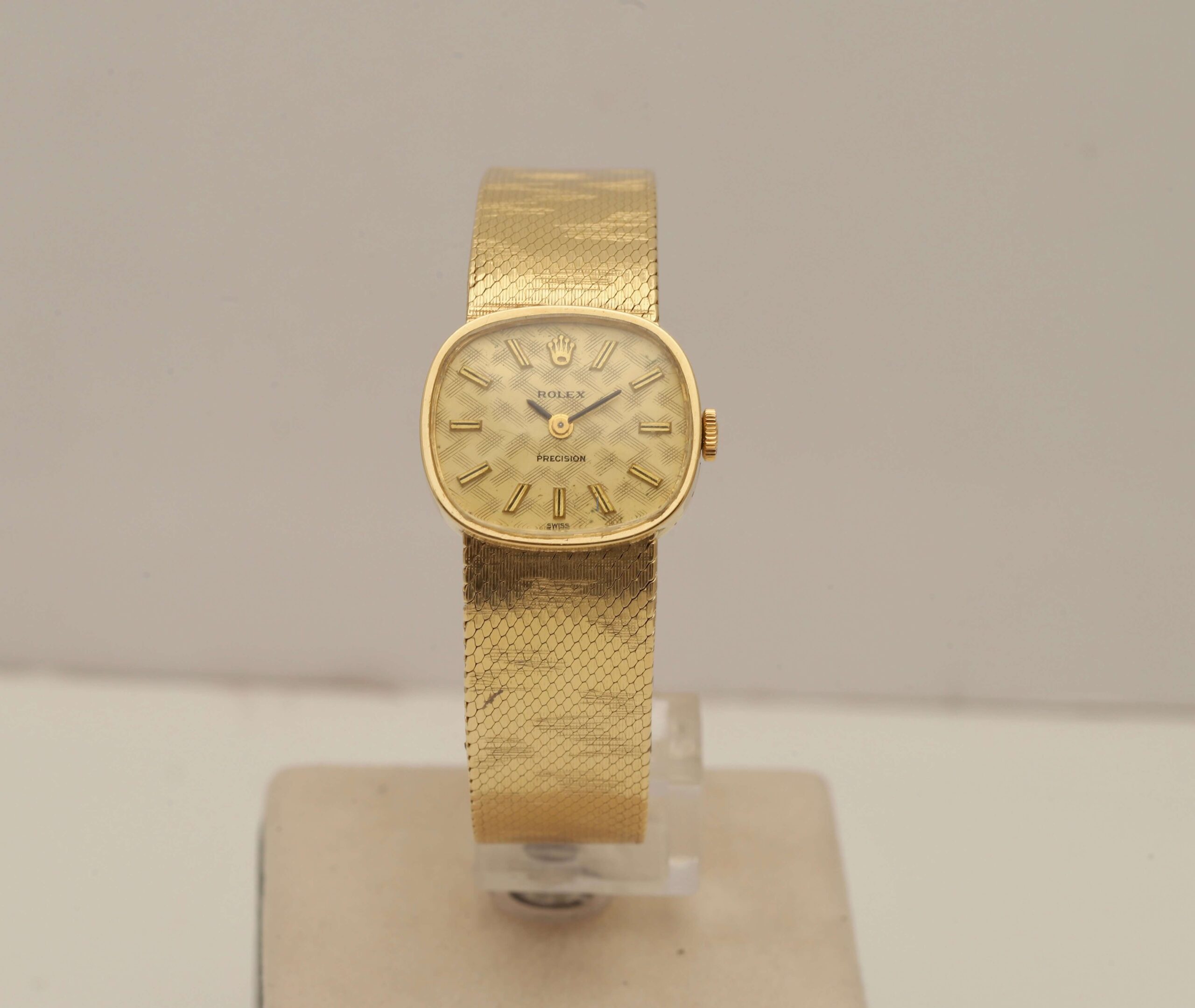 Rolex Precision 14ct Yellow Gold Manual Wind Women's Watch