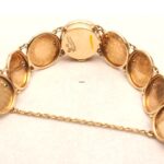 Lucien Piccard 14ct Yellow Gold & Sapphire Vintage Manual Wind Women's Watch