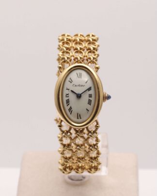 Cartier Baignoire 18ct Yellow Gold Women’ s Watch