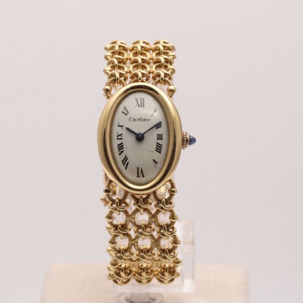 Cartier Baignoire 18ct Yellow Gold Women’ s Watch