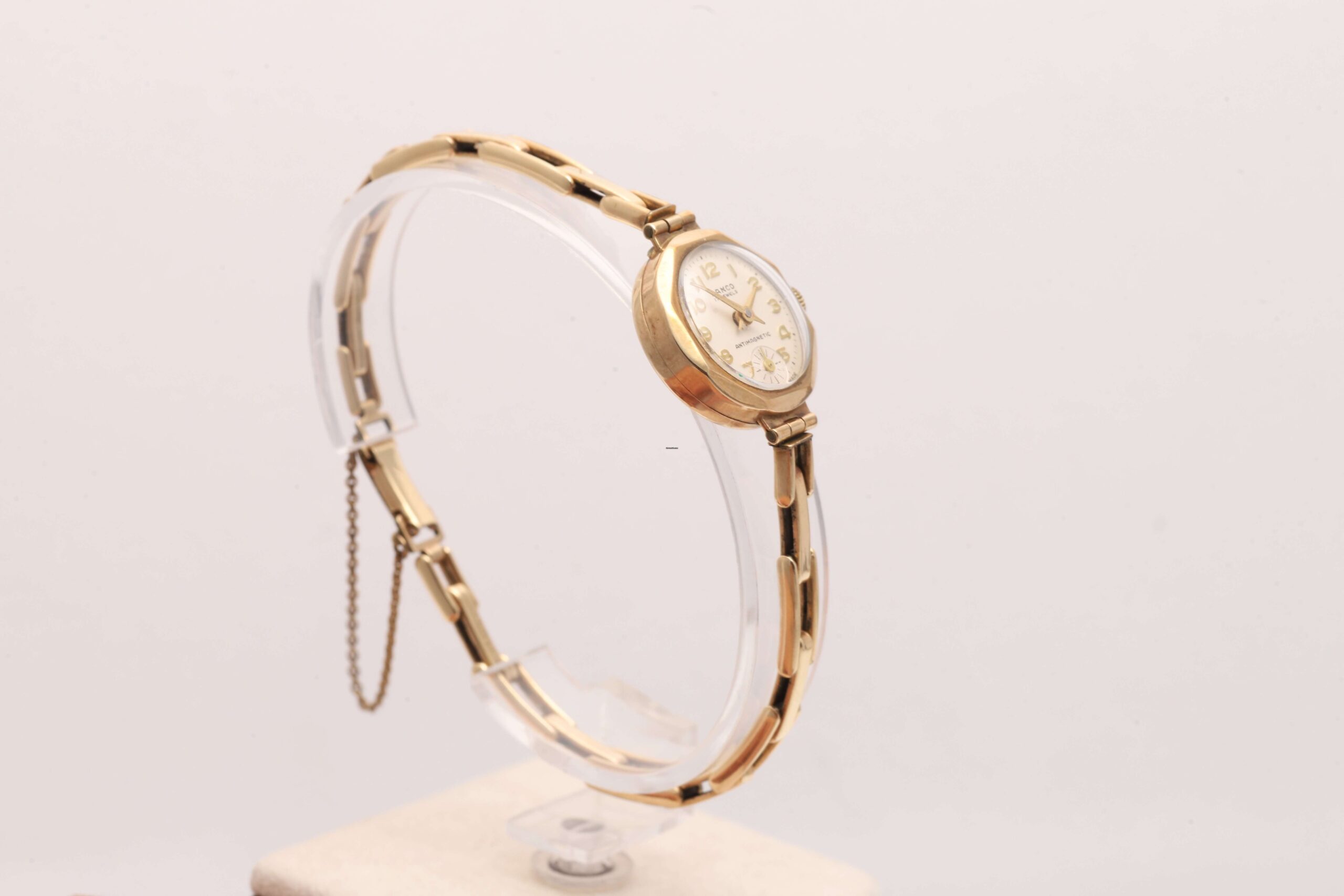 Lanco 9ct Yellow Gold Hand Wound Vintage Women's Watch