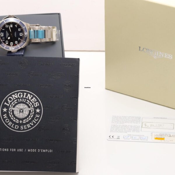 Longines Hydroconquest Automatic Blue Face 39mm Unworn Box Papers
