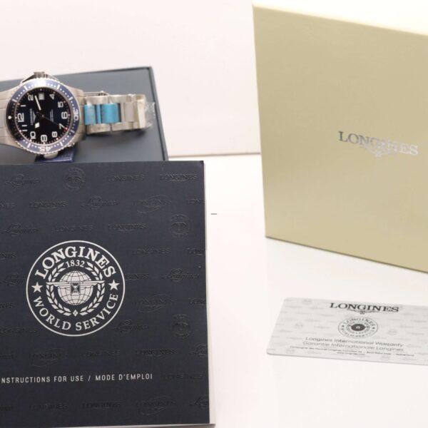 Longines Hydroconquest Automatic Blue Face 39mm Unworn Box Papers