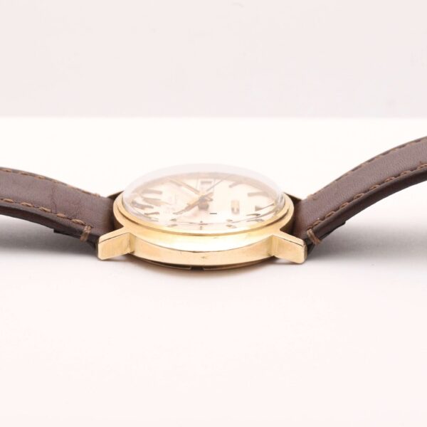 Bulova Accuquartz 14ct Gold Day Date Very Rare