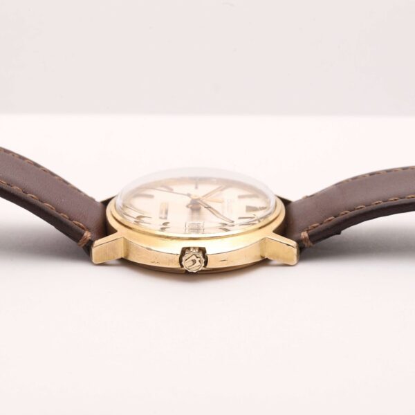 Bulova Accuquartz 14ct Gold Day Date Very Rare