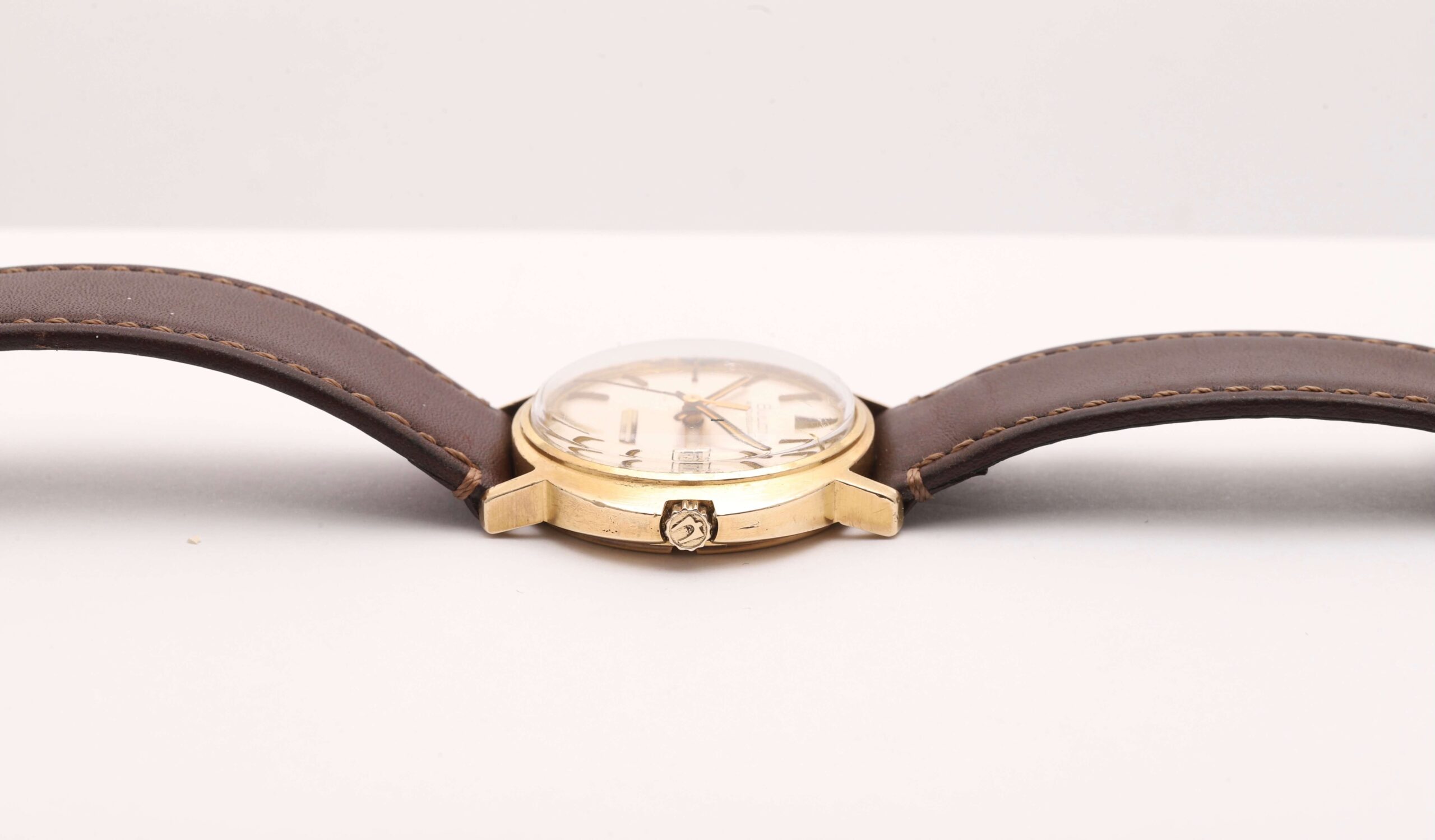 Bulova Accuquartz 14ct Gold Day Date Very Rare