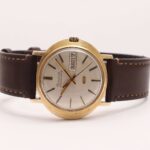 Bulova Accuquartz 14ct Gold Day Date Very Rare