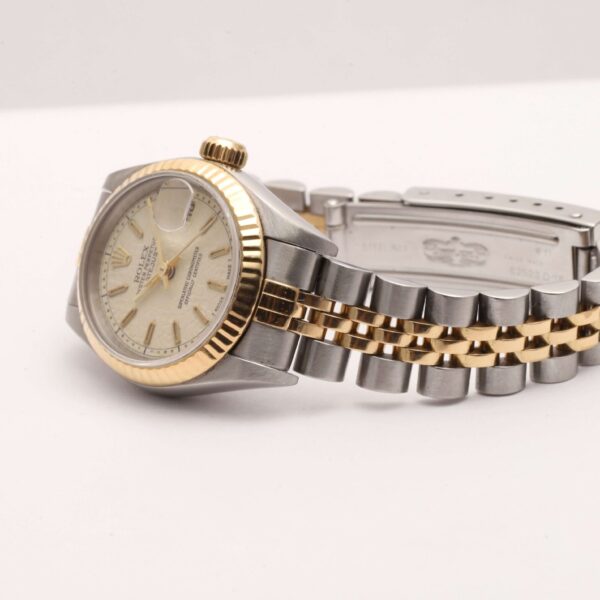 Rolex Lady-Datejust 26mm Steel And Gold Pyramid Dial