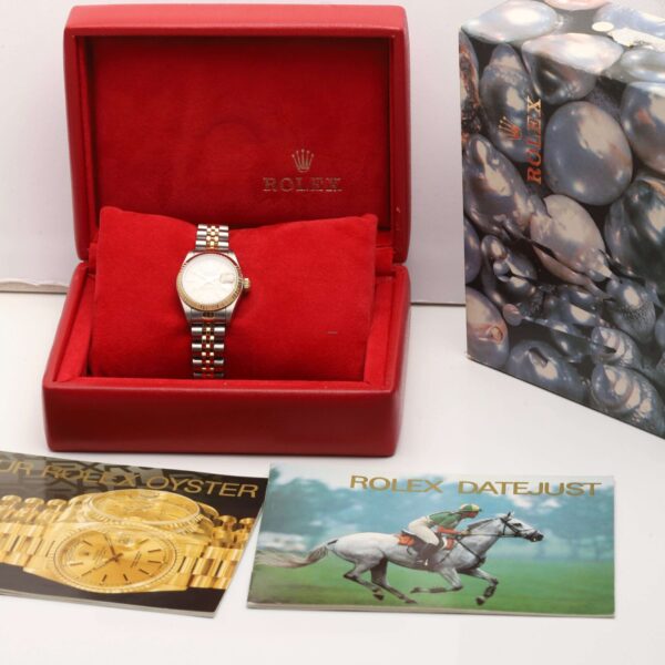Rolex Lady-Datejust 26mm Steel And Gold Pyramid Dial