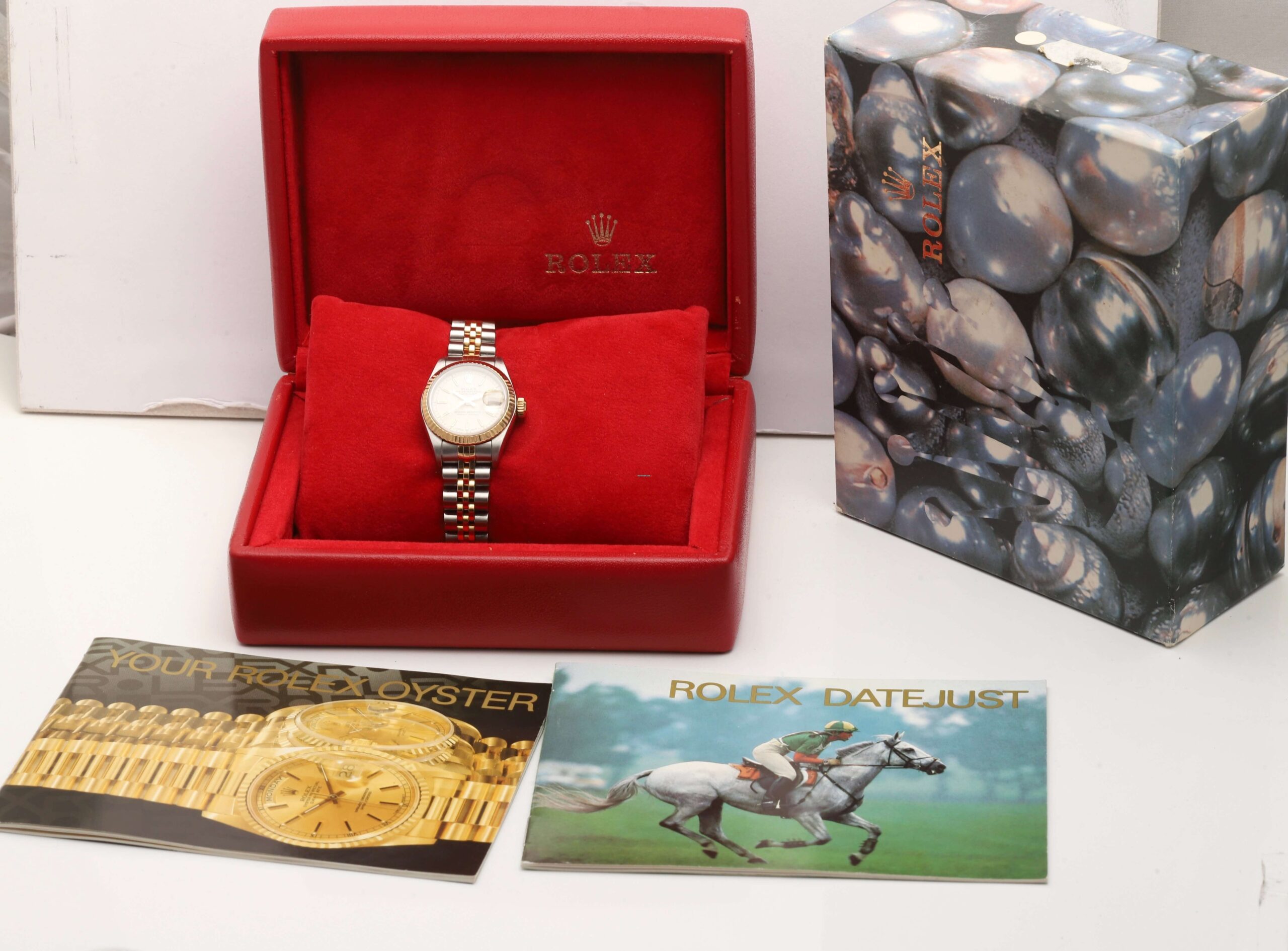 Rolex Lady-Datejust 26mm Steel And Gold Pyramid Dial