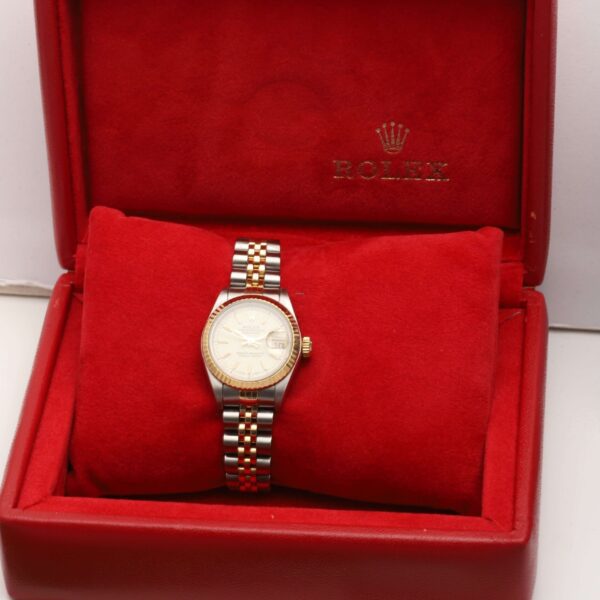 Rolex Lady-Datejust 26mm Steel And Gold Pyramid Dial
