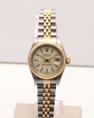 Rolex Lady-Datejust 26mm Steel And Gold Pyramid Dial