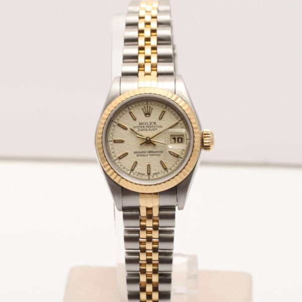Rolex Lady-Datejust 26mm Steel And Gold Pyramid Dial