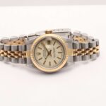 Rolex Lady-Datejust 26mm Steel And Gold Pyramid Dial