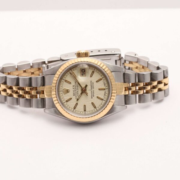 Rolex Lady-Datejust 26mm Steel And Gold Pyramid Dial