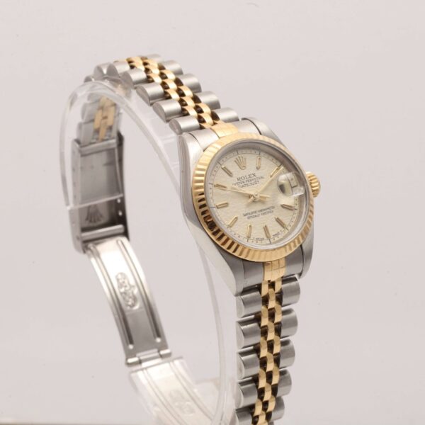 Rolex Lady-Datejust 26mm Steel And Gold Pyramid Dial