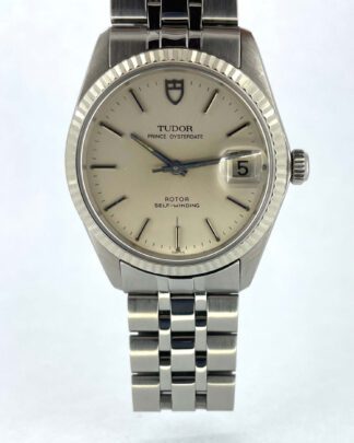 Tudor Prince Oysterdate 90734 18k Gold Fluted 34mm 80s
